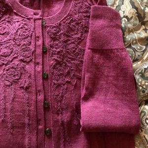 Banana Republic Raspberry Cardigan